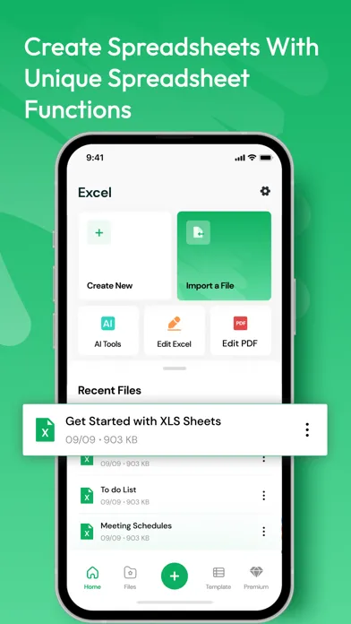 XLS Sheet: XLS Viewer & Editor Ekran Görüntüleri