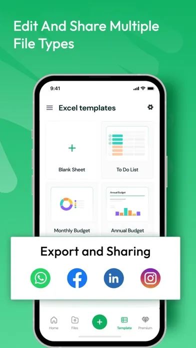 XLS Sheet: XLS Viewer & Editor Ekran Görüntüleri