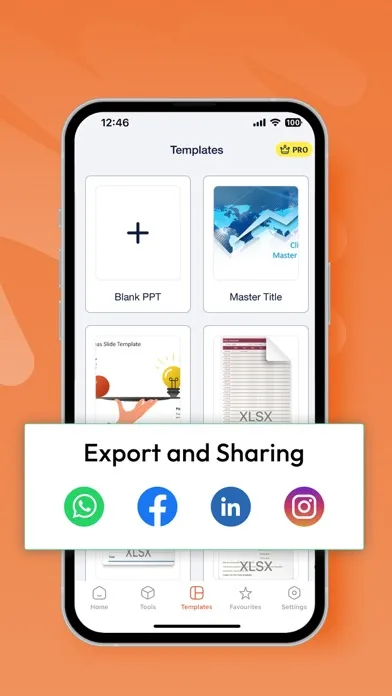 Ảnh chụp màn hình của PPT Editor: Power Point Sheets