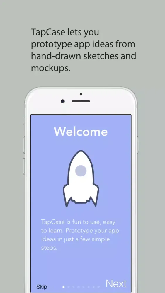 Tangkapan layar TapCase - Rapid prototyping for apps