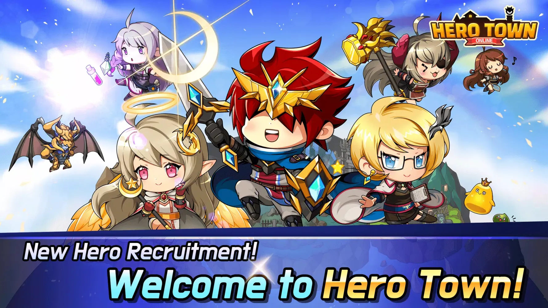 Ảnh chụp màn hình của Hero Town Online : 2D MMORPG