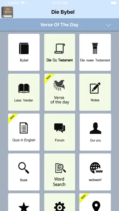 Afrikaans Bible Offline سکرین شاٹس