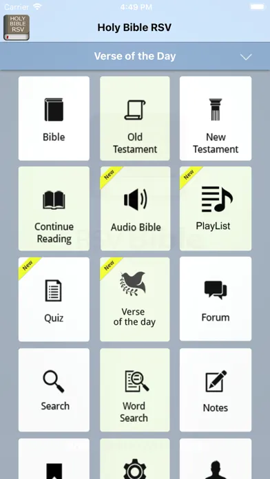 Ảnh chụp màn hình của Holy Bible RSV Offline