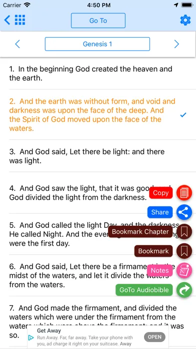 Ảnh chụp màn hình của Holy Bible RSV Offline