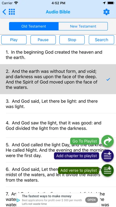 Ảnh chụp màn hình của Holy Bible RSV Offline