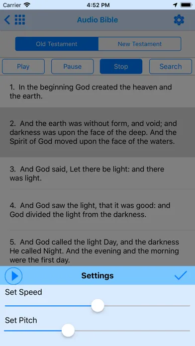 Ảnh chụp màn hình của Holy Bible RSV Offline