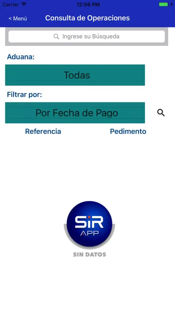 Capturas de tela do SIRApp