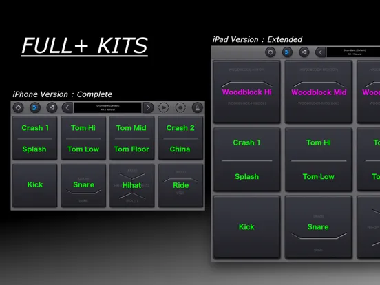 DrumR Lite iPad  スクリーンショット