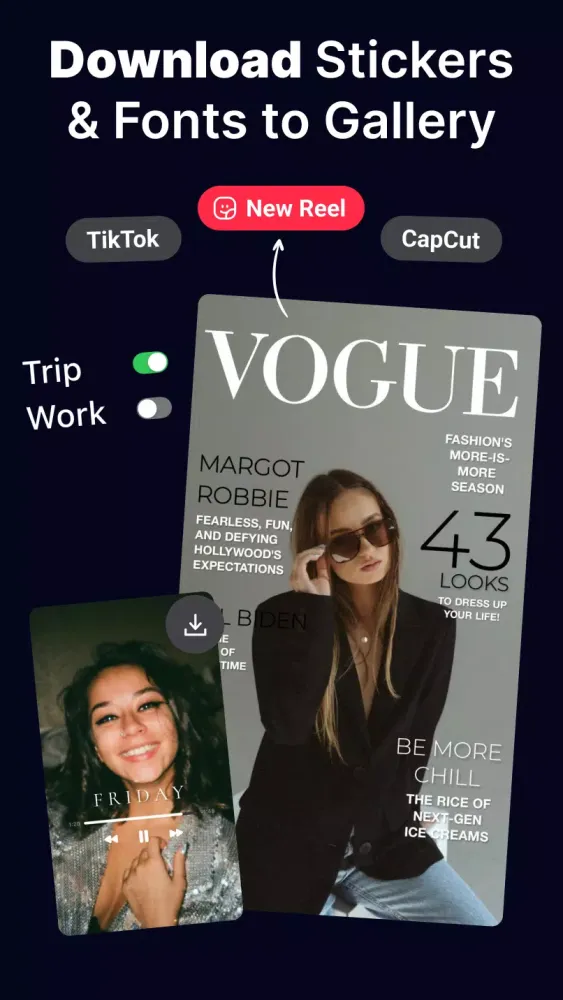 Скриншоты Fonts & Stickers. Add text
