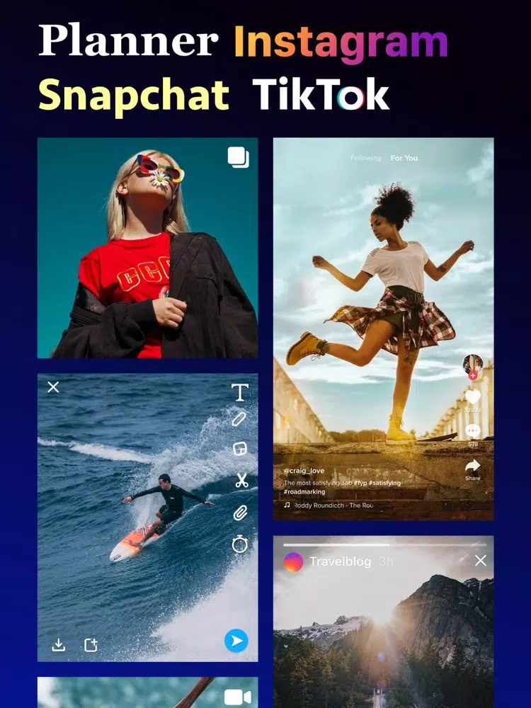 Tangkapan skrin Ingrid Planner Preview Stories iPad 