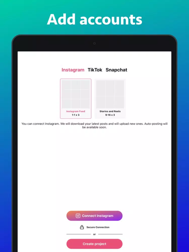 Tangkapan skrin Ingrid Planner Preview Stories iPad 