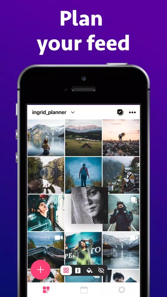 Tangkapan skrin Ingrid Planner Preview Stories