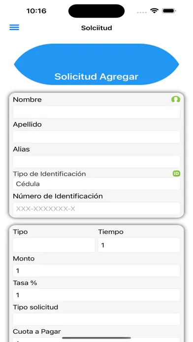 PreFinanSys Screenshots