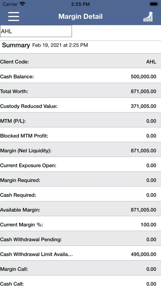 Скриншоты AHL Trading