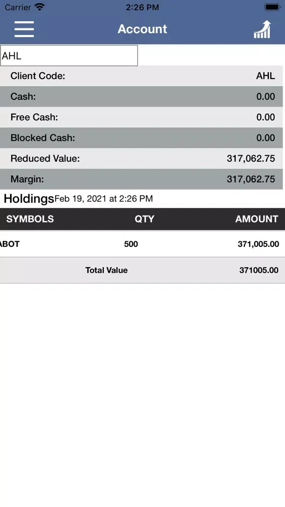 Скриншоты AHL Trading