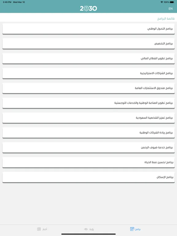 صور Saudi 2030 iPad 