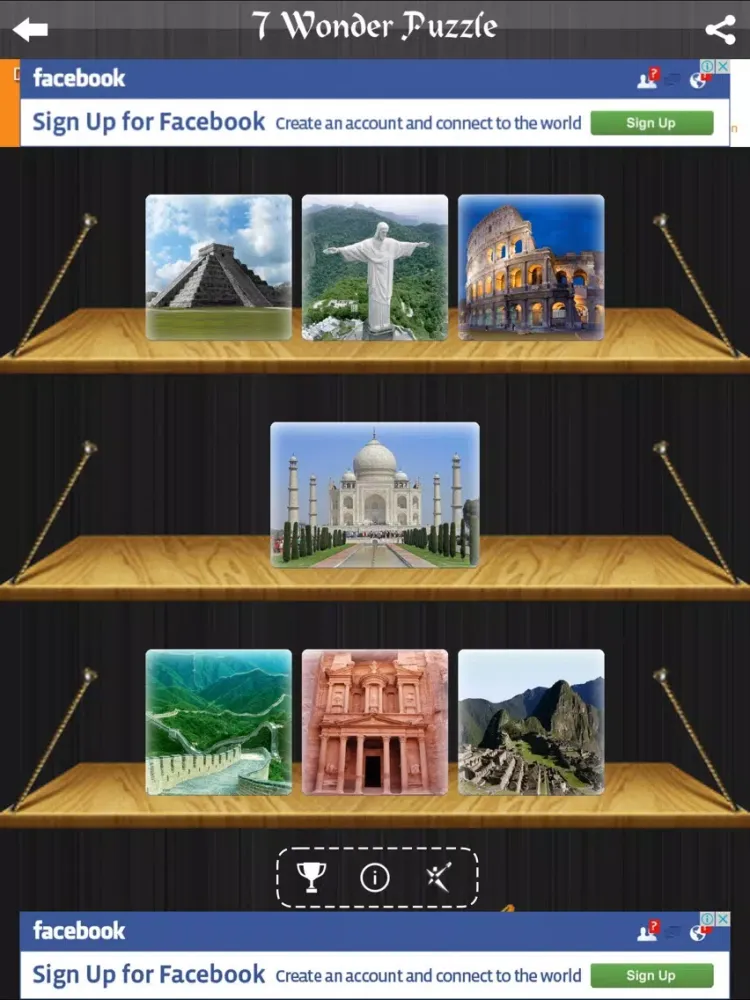 ภาพหน้าจอของ 7 Wonder Puzzle iPad 