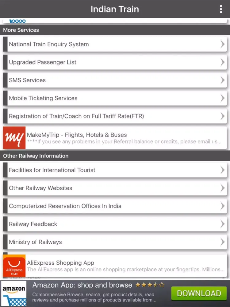 Capturas de pantalla de Indian Train iPad 