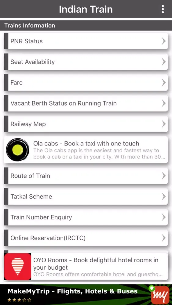 Capturas de pantalla de Indian Train