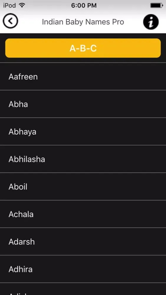 IndianBabyNamesPro Screenshots