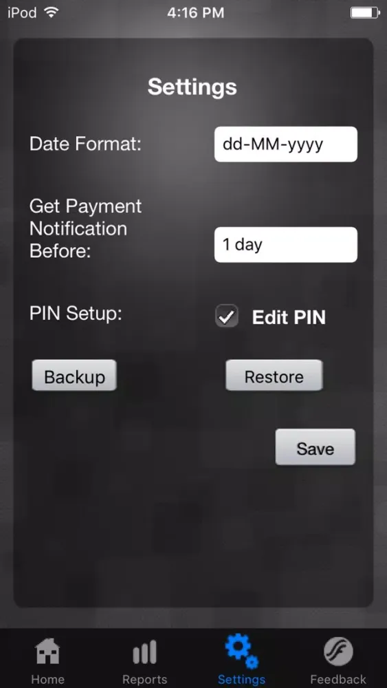 Скриншоты FinPlannerPro