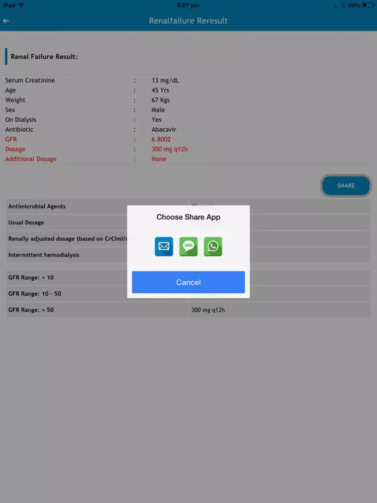 صور Antimicrobial Prescription Adviser in Risk Groups iPad 