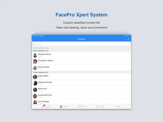 FacePro Xpert System iPad  Screenshots