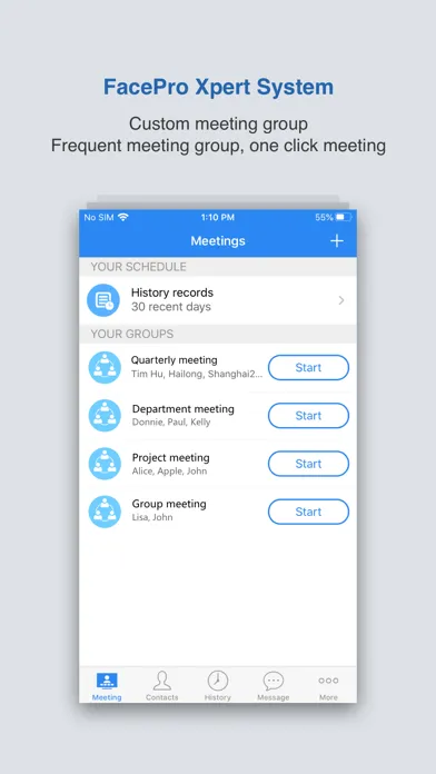 FacePro Xpert System Screenshots