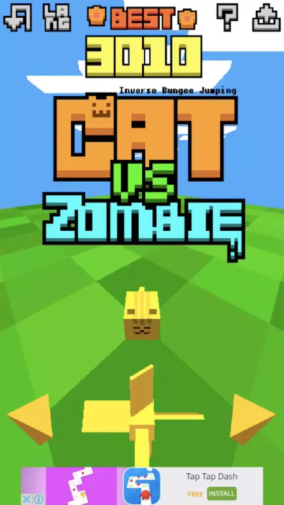 Tangkapan layar Cat Vs Zombie
