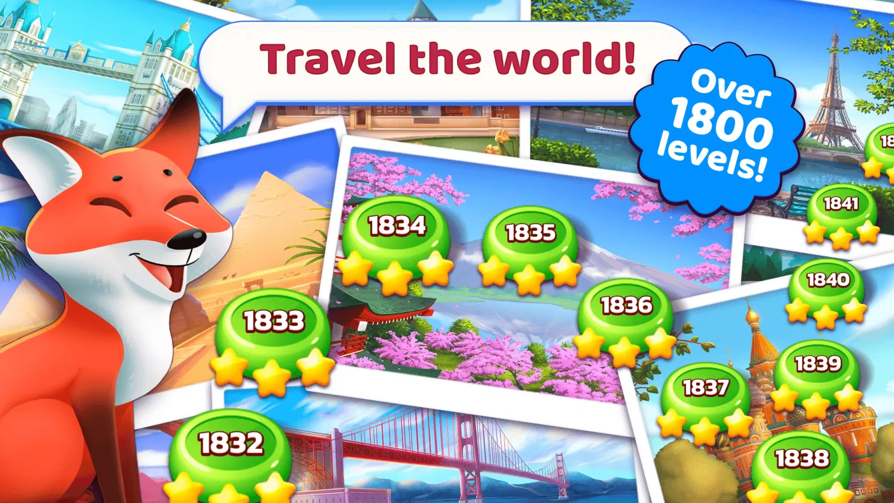 Solitaire Story TriPeaks سکرین شاٹس