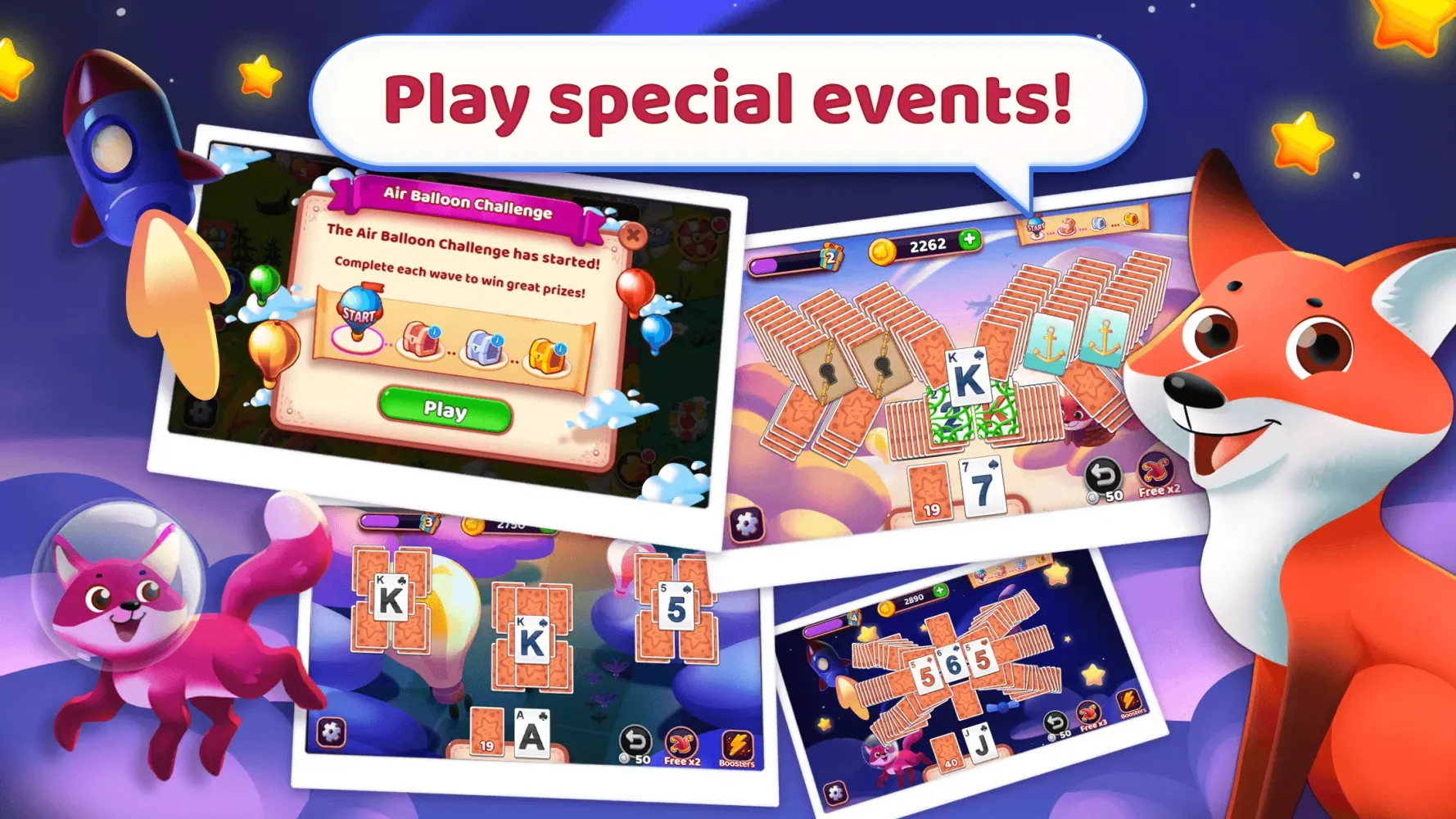 Solitaire Story TriPeaks سکرین شاٹس