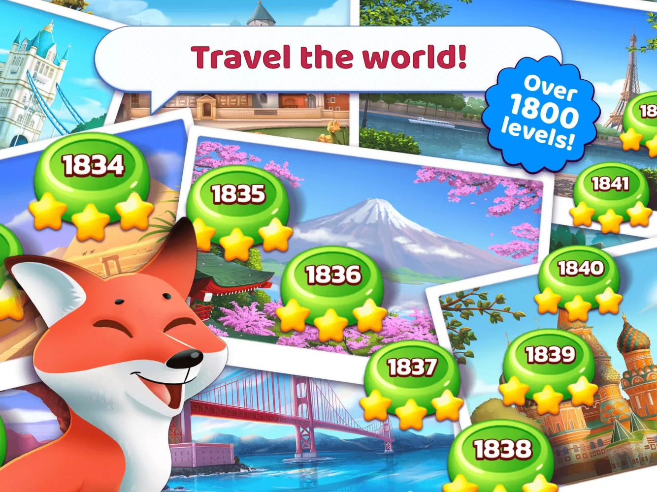 Solitaire Story TriPeaks سکرین شاٹس