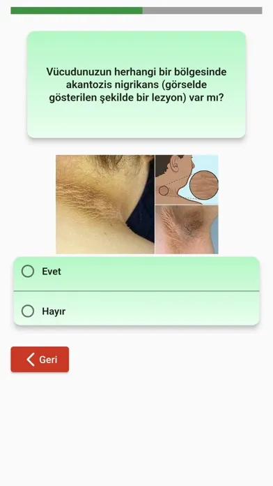 Erken Tanı: Risk Hesaplayıcı Screenshots