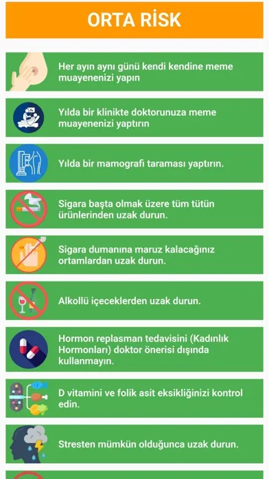 Erken Tanı: Risk Hesaplayıcı Screenshots