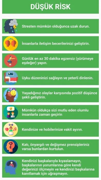 Erken Tanı: Risk Hesaplayıcı Screenshots
