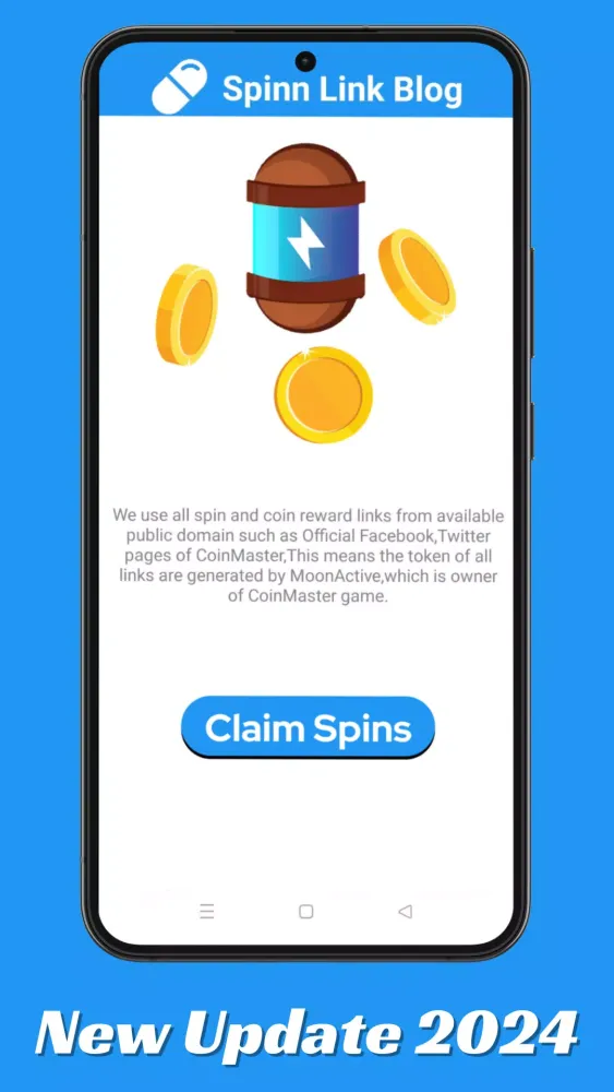 ภาพหน้าจอของ Spin Link App