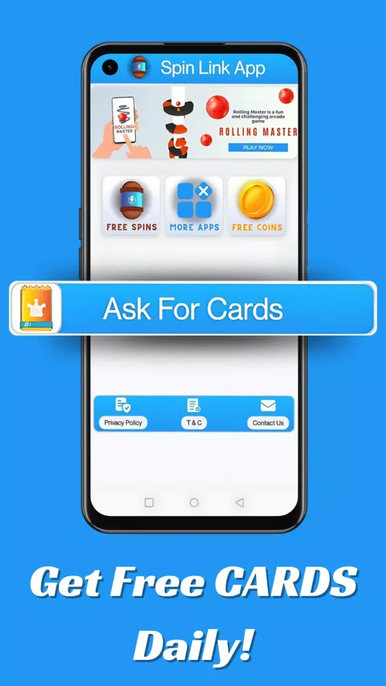 ภาพหน้าจอของ Spin Link App