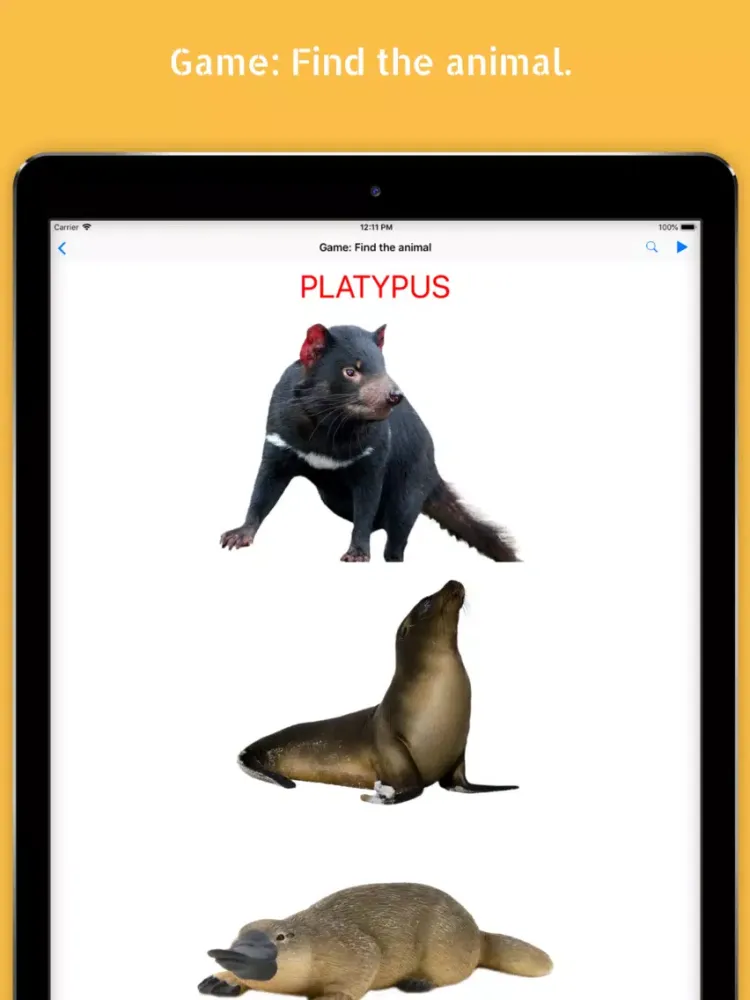 Kids' Library: Animals (Full) iPad  سکرین شاٹس