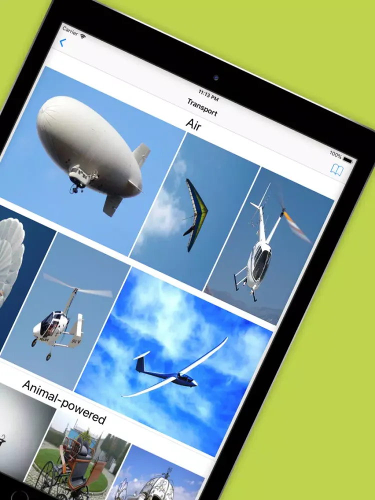 Kids Library: Transport (Full) iPad  स्क्रीनशॉट