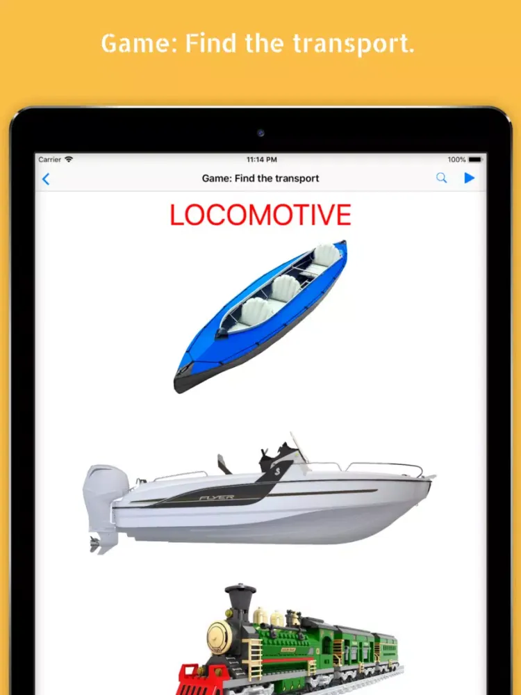 Kids Library: Transport (Full) iPad  स्क्रीनशॉट