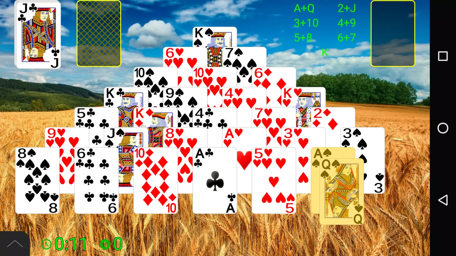 Pyramid Solitaire Screenshots