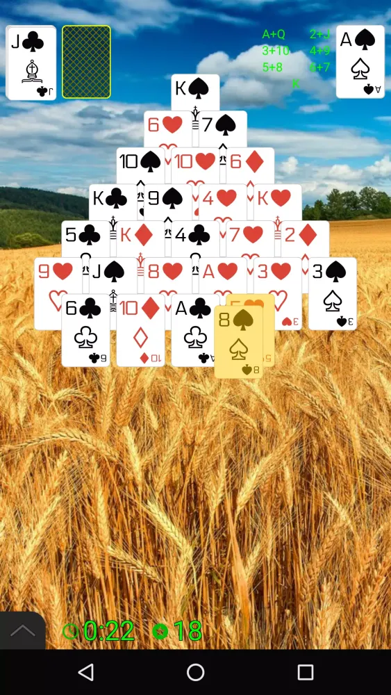Pyramid Solitaire Screenshots