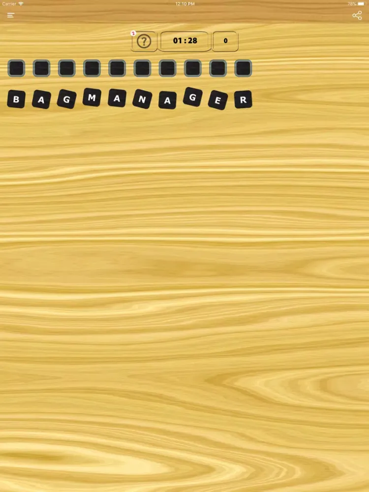 Скриншоты Anagram - Word Puzzle iPad 