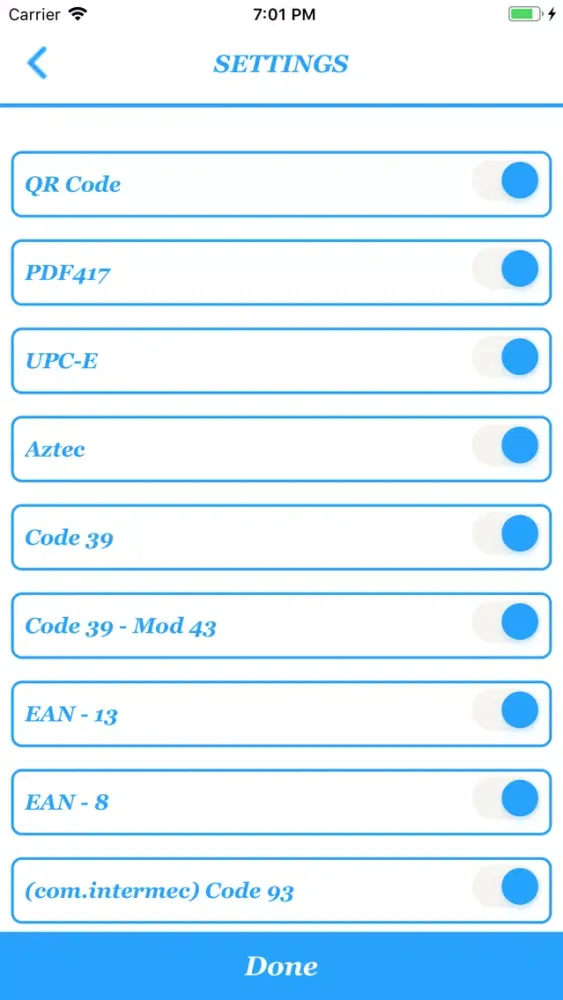 BarcodeQR Scanner应用截图