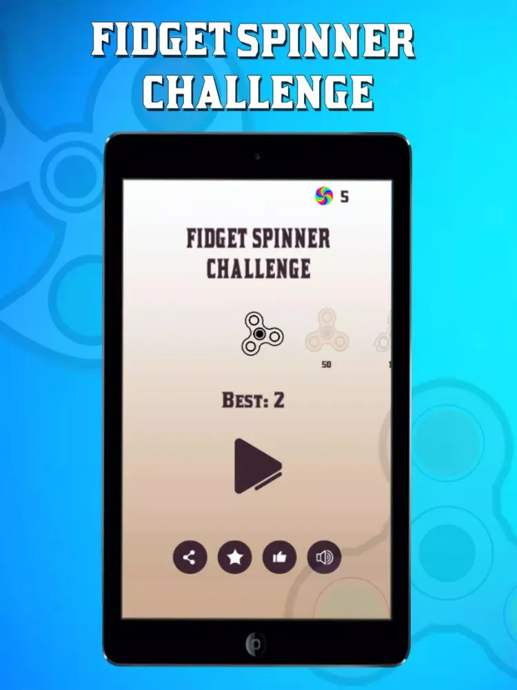 Capturas de tela do Fidget Spinner Challenge - fun and relaxing iPad 