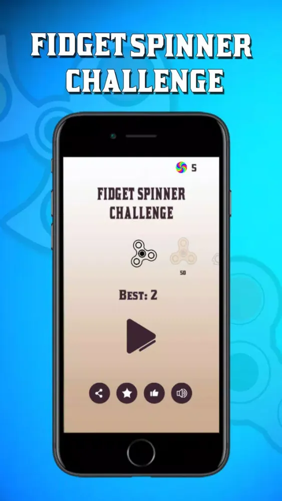 Capturas de tela do Fidget Spinner Challenge - fun and relaxing
