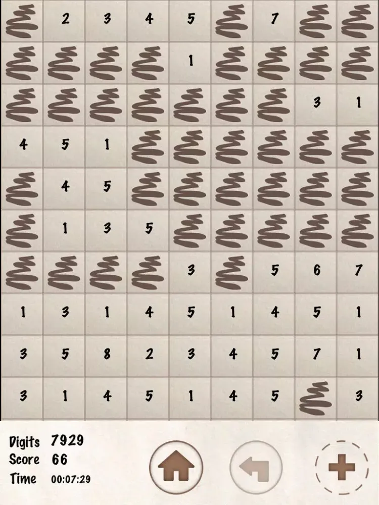 Tangkapan layar Digits (time killer) Lite iPad 