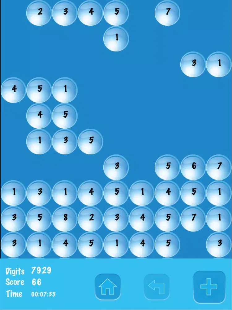 Tangkapan layar Digits (time killer) Lite iPad 