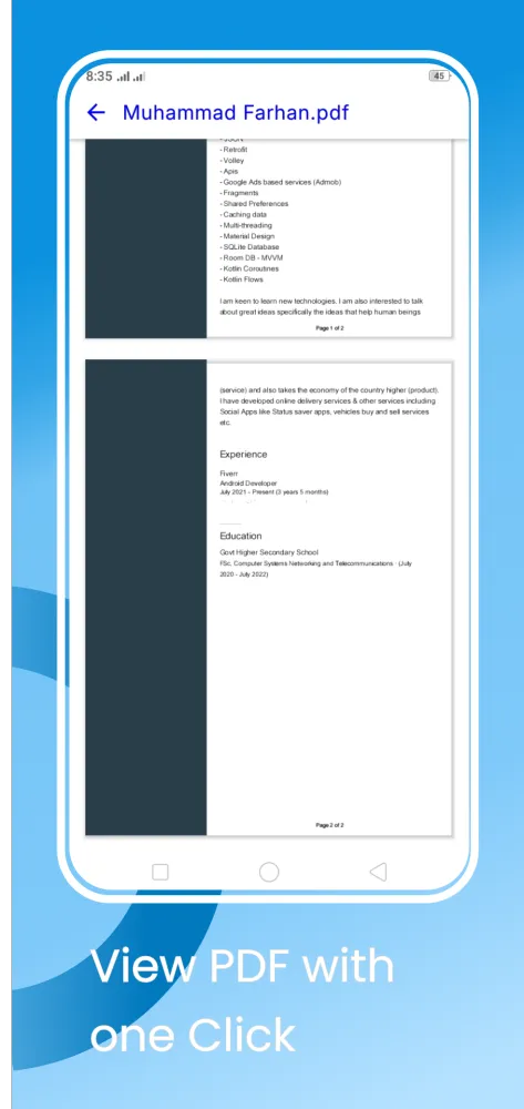 Image to Pdf - Pdf reader Screenshots