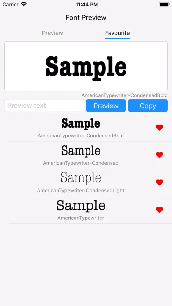 Font Preview - No Ads سکرین شاٹس